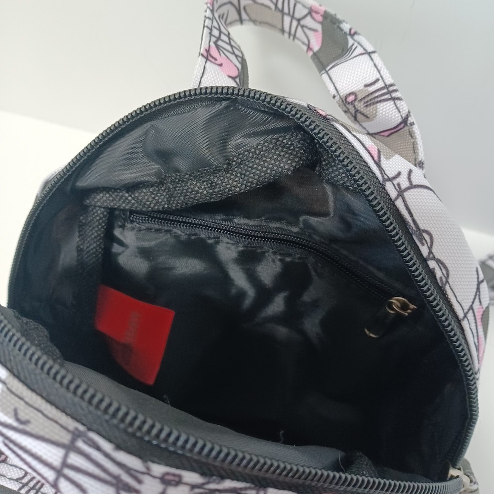 Union Bay Outlander Mini Backpack Purse Cats And Stripes With Carry Handles NWOT - Picture 3 of 7